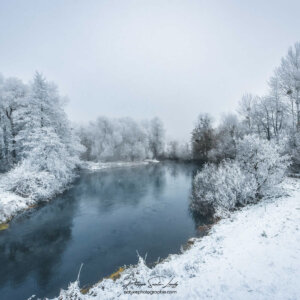 In a Quiet Morning Paysage enneigé