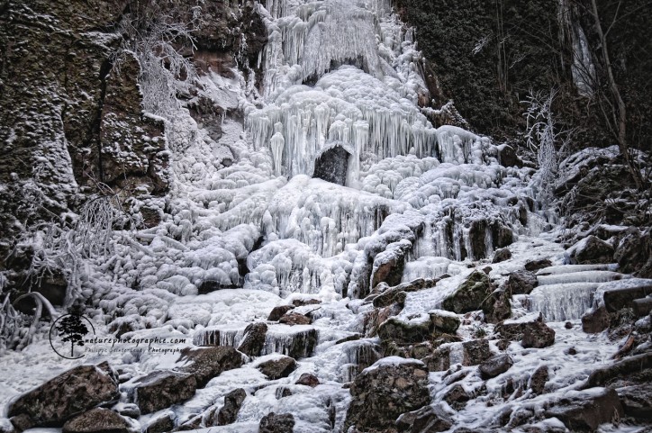 Cascade gelé du Nidek