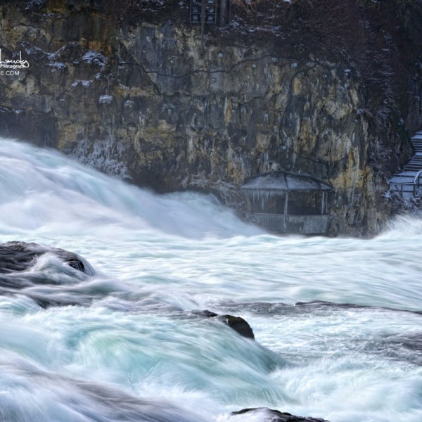 Les Chutes du Rhin en hiver