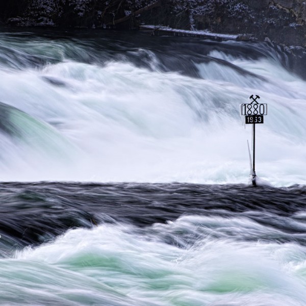 Chutes du Rhin en hiver