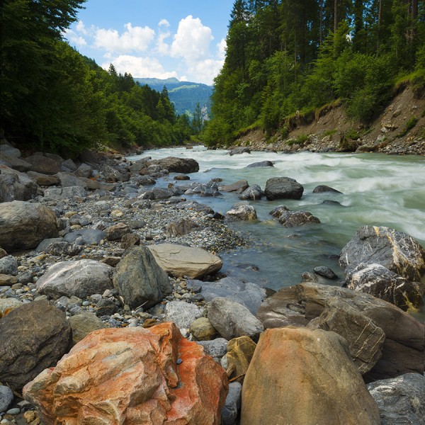 Torrent dans la vallée de Lauterbrunnen