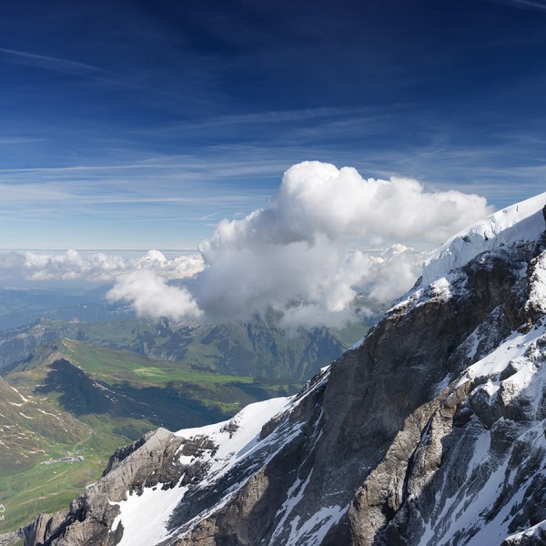 Depuis le Jungfrau
