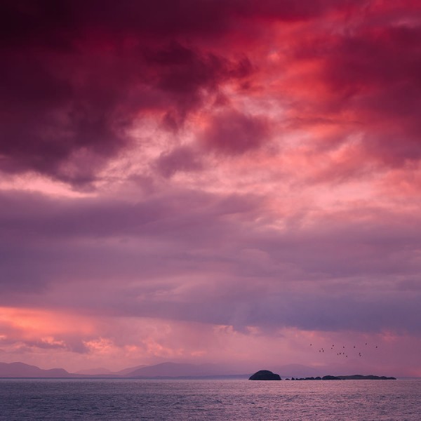 Burning sky