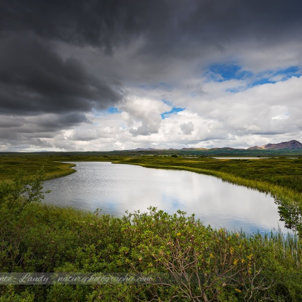 Gros nuages en Islande