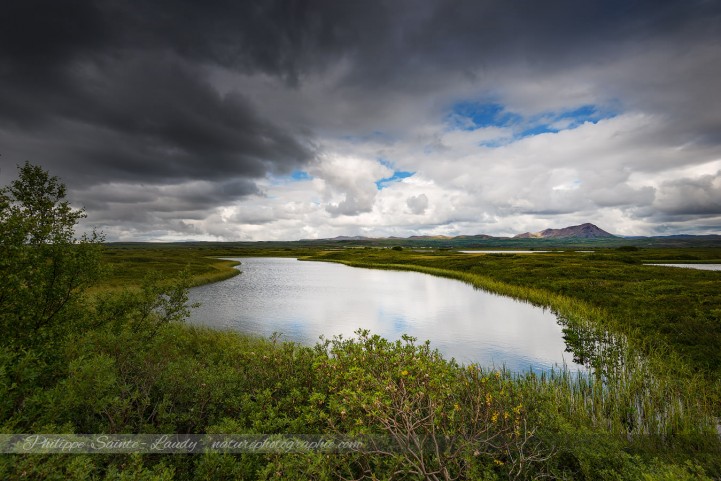 Gros nuages en Islande