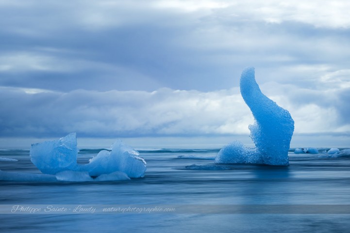 Icebergs à Jokulsarlon en islande