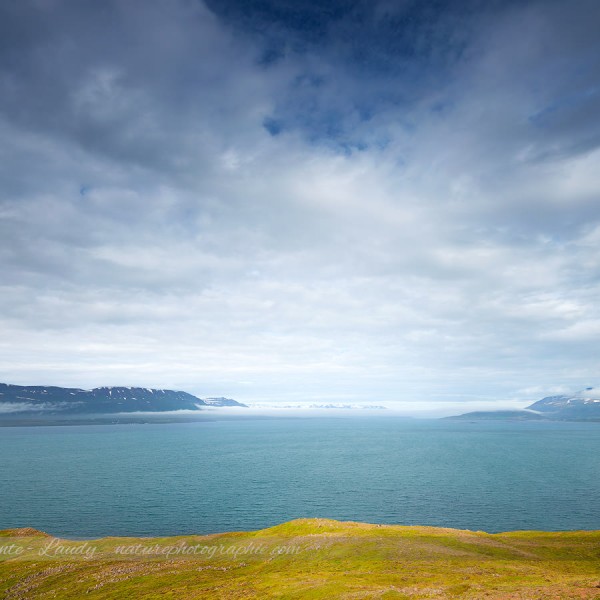 Paysage d'Islande, vue sur un glacier