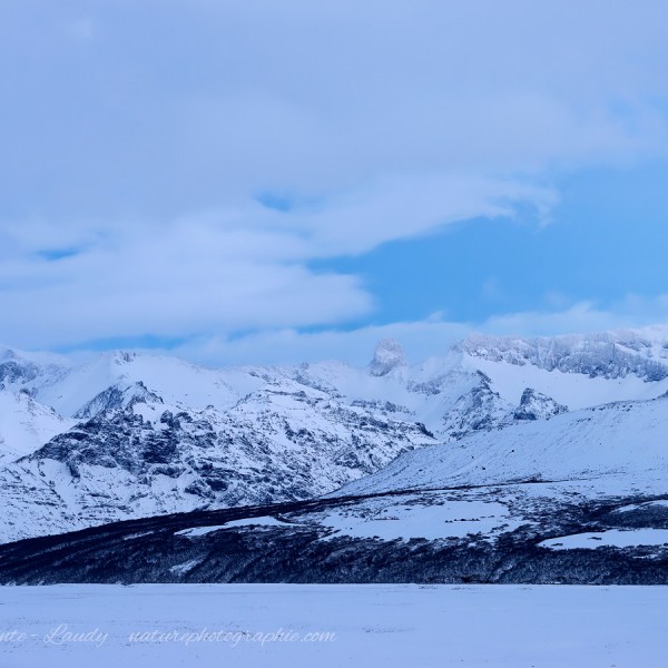Cold Shot Montagnes d'Islande en hiver