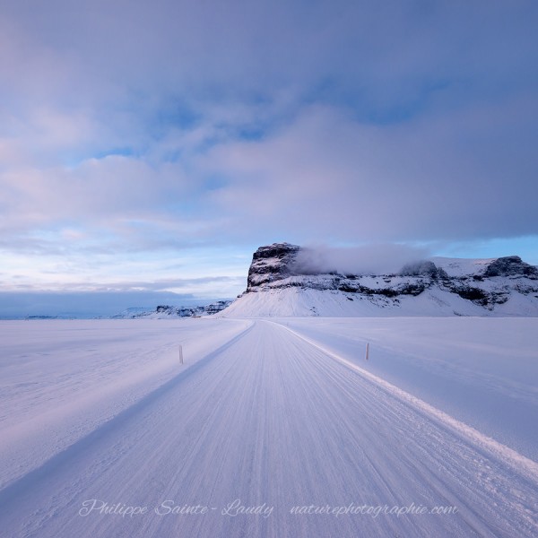 On My Way Route enneigée en Islande