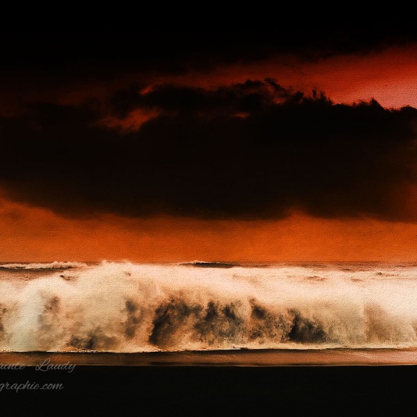 Digital Discord in Red