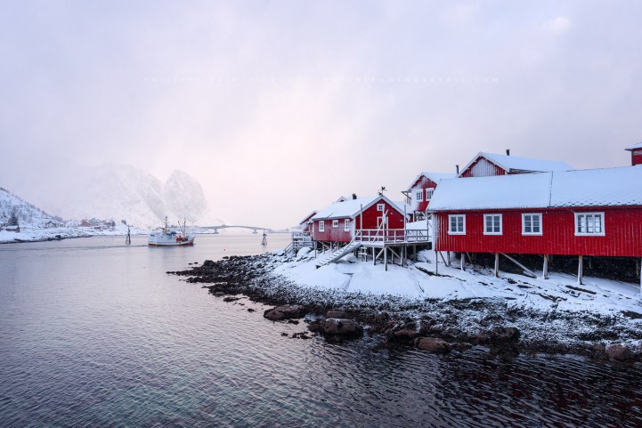 La neige sur Reine - Lofoten