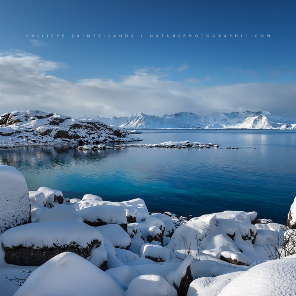 Blue Sunday Fjord de Norvège - îles Lofoten