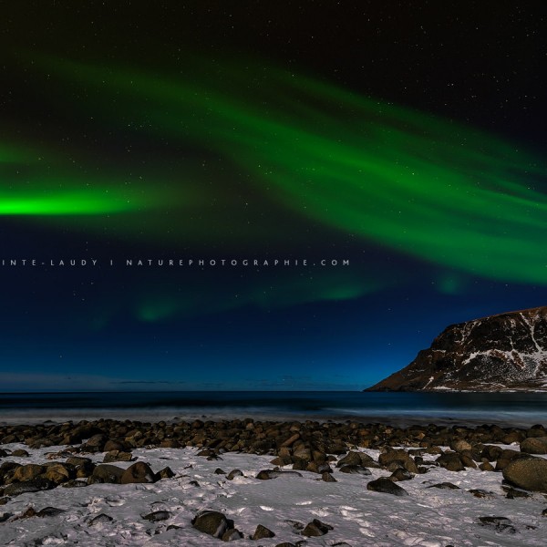 In Your Space Une aurore boréale sur les îles Lofoten