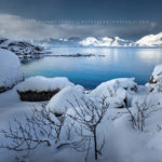 Fjord en Norvège sur les îles Lofoten