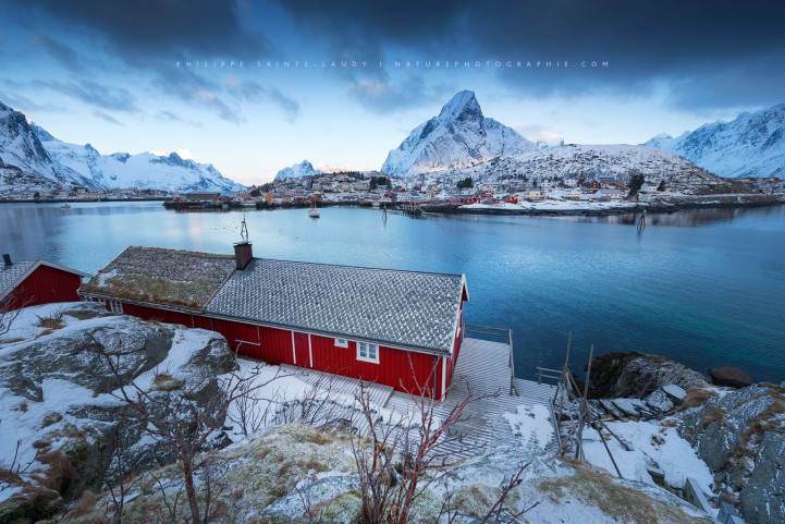 Le fjord de Reine en Norvège