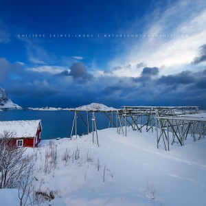 On The Blue Side Ciel bleu dans les Lofoten en Norvège
