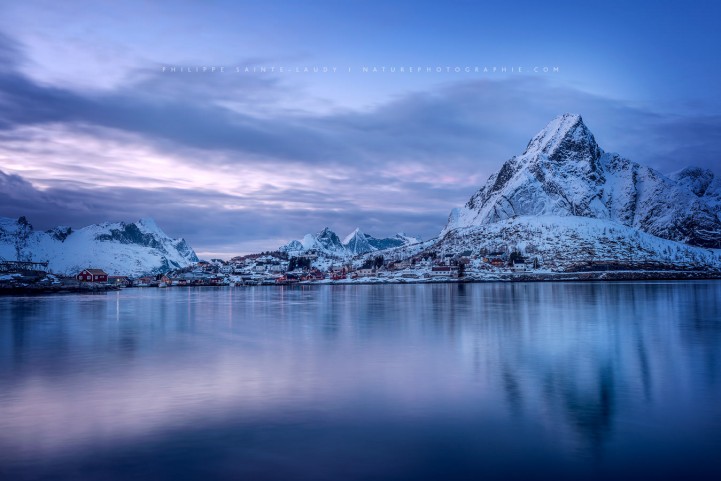 Fin de journée sur Reine en Norvège
