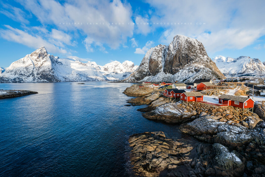 Photo du fjord de Hamnoy en Norvège