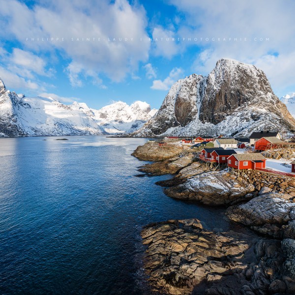 Shades Of Blue Photo du fjord de Hamnoy en Norvège