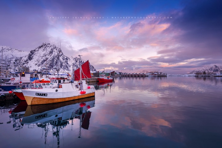 Coucher de soleil sur Svolvaer