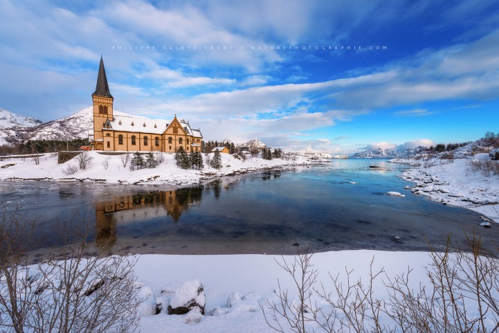 L'église de Vagan, construite en 1898, est surnommée la cathédrale des Lofoten