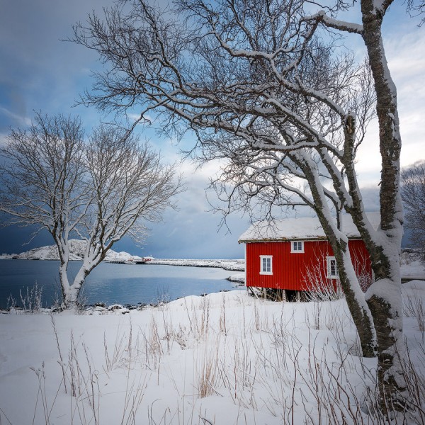 The Things You See Rorbu isolé en Norvège