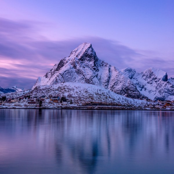 Time Stands Still Aurore sur Reine en Norvège