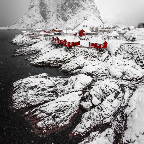 When it Snows Hamnoy