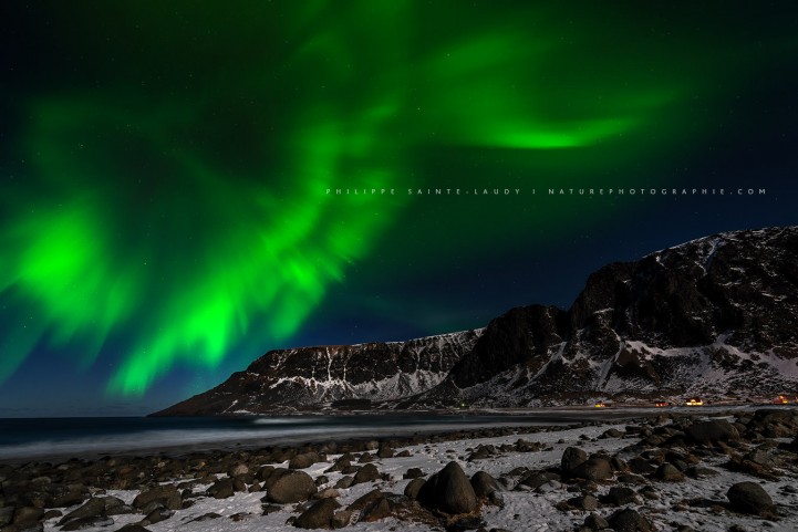 Aurore boréale en Norvège