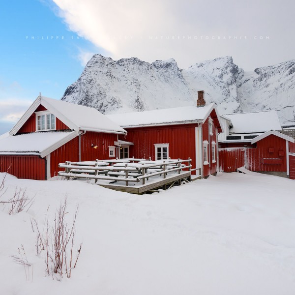Winter Is Here La neige a recouvert Reine en Norvège