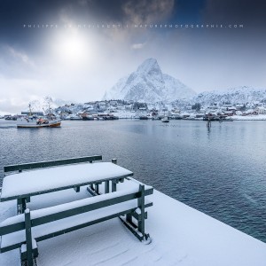 Winter’s Past Photo de Reine sous la neige en Norvège