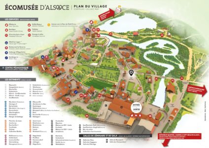 Plan écomusée de Ungersheim