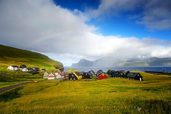 Rainbow Over Gjógv