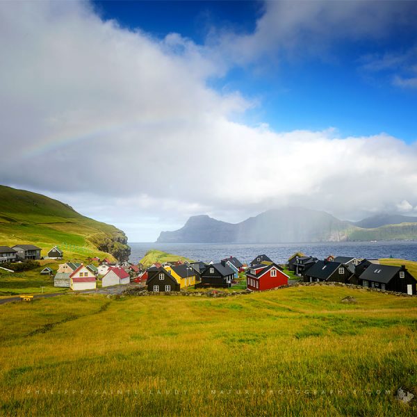 Rainbow Over Gjógv Rainbow Over Gjógv