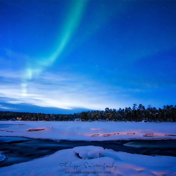 An Arctic Evening Aurore boréale à Inari