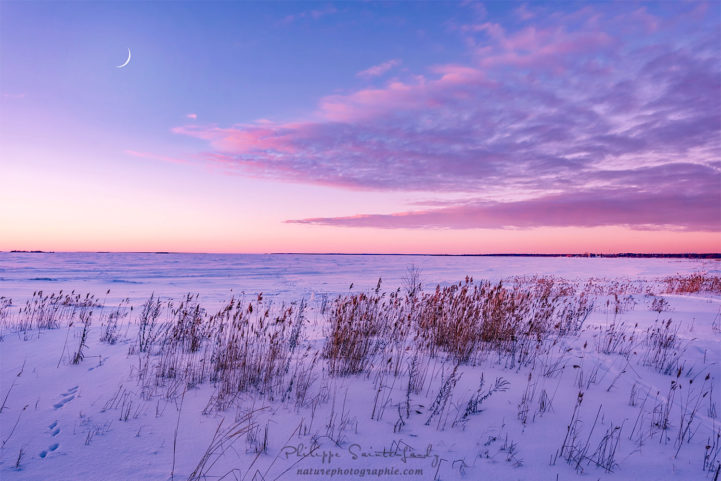 Levé du soleil en Finlande