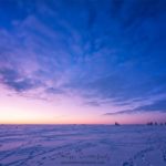 Ciel de Finlande en hiver
