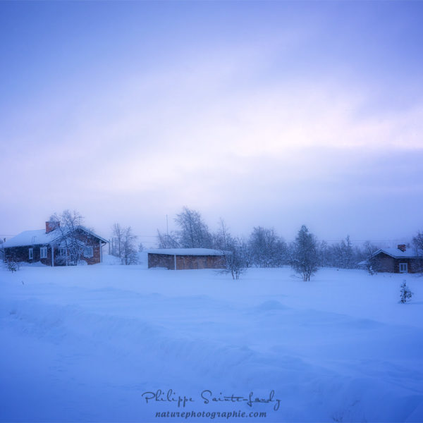 Soft Blue Neige en Finlande