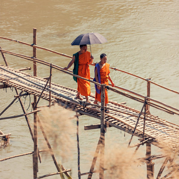 Monks on the Bridge