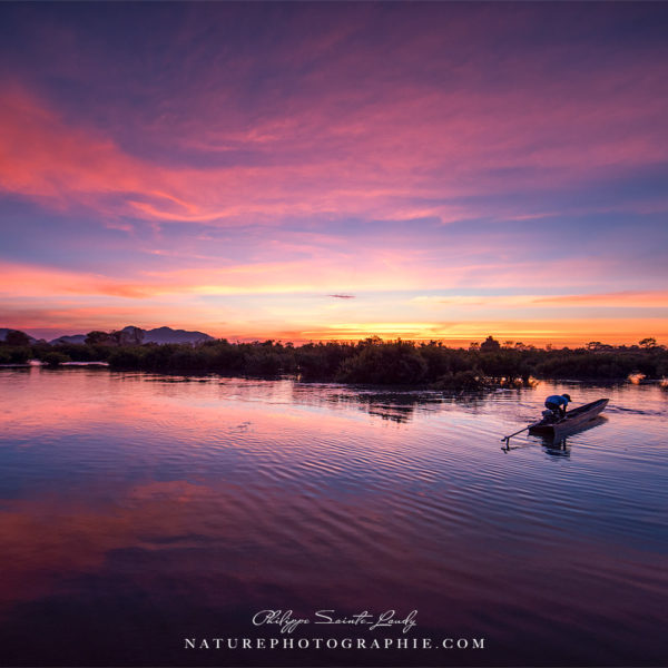 Return of Infinity Coucher de soleil au Laos à Don Det