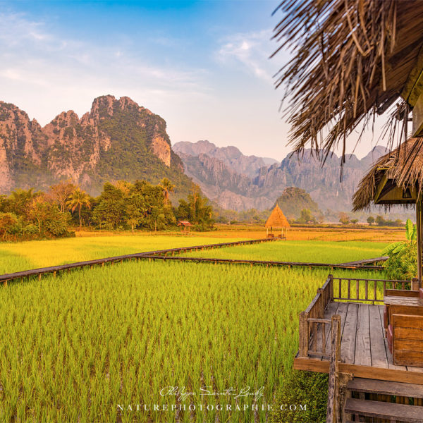 Morning to Remember Début de journée à Vang Vieng