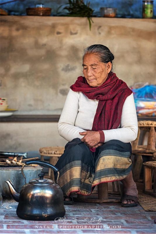 Portrait de femme au Laos