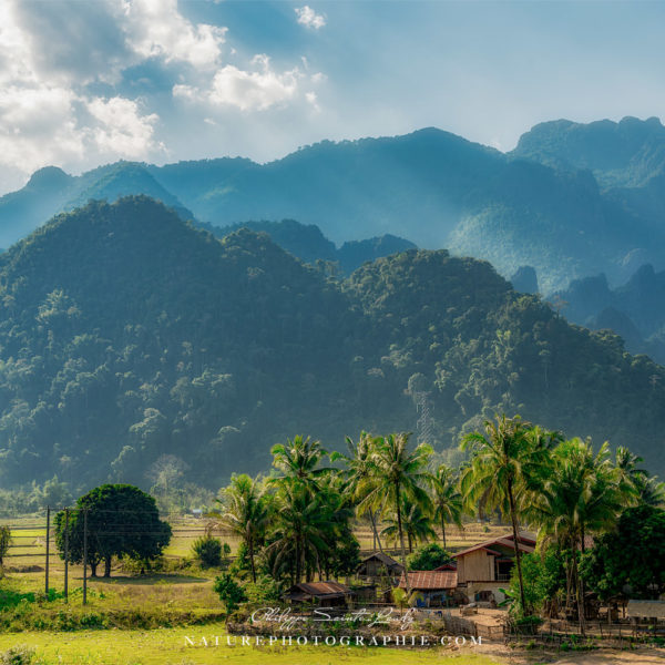 Vang Vieng Mountains Montagnes près de Vang Vieng