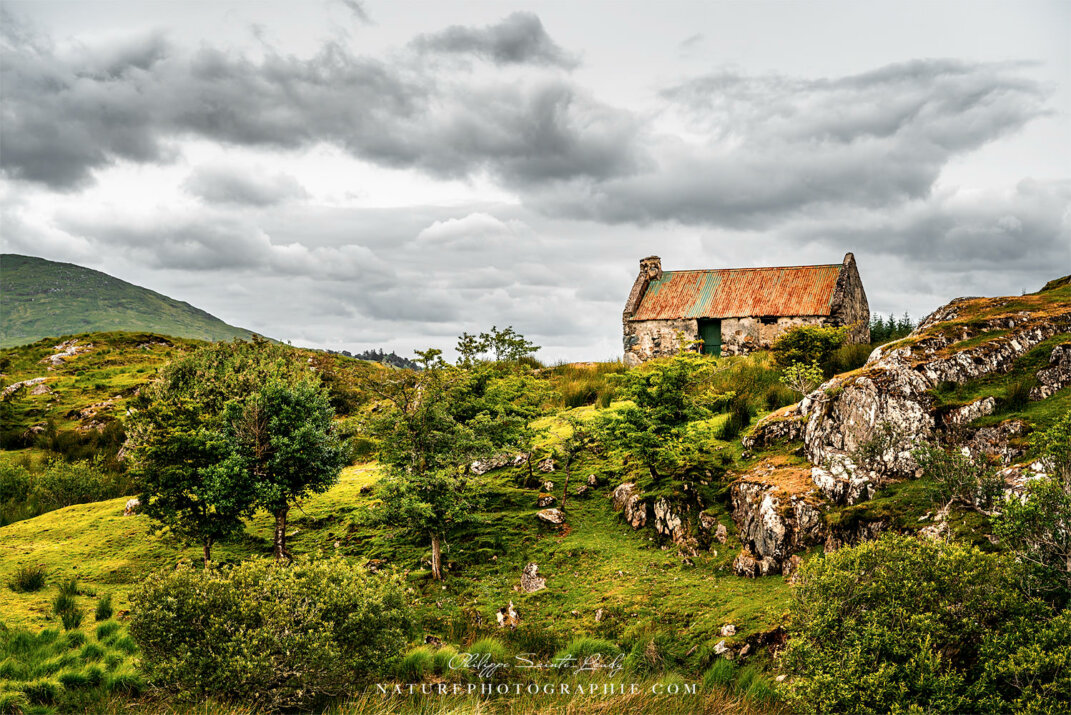 Une maison de berger dans le Connemara