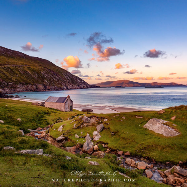 Heaven's Calling. Coucher de soleil sur Keem Bay