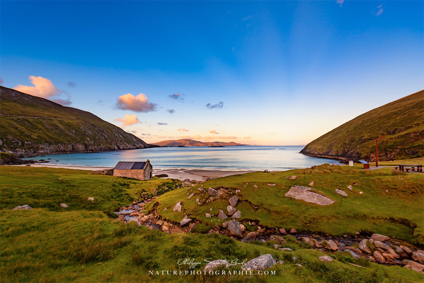 Last Ray of Sunshine on Keem Beach