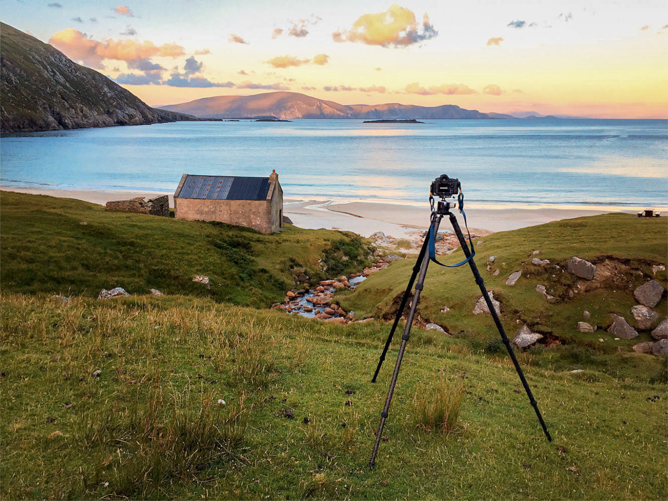 Séance photos à Keem Bay