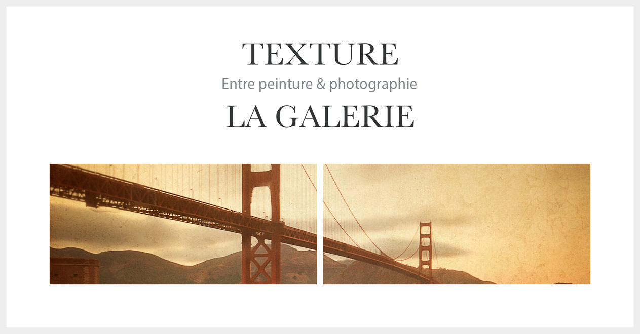 La galerie des photos avec textures