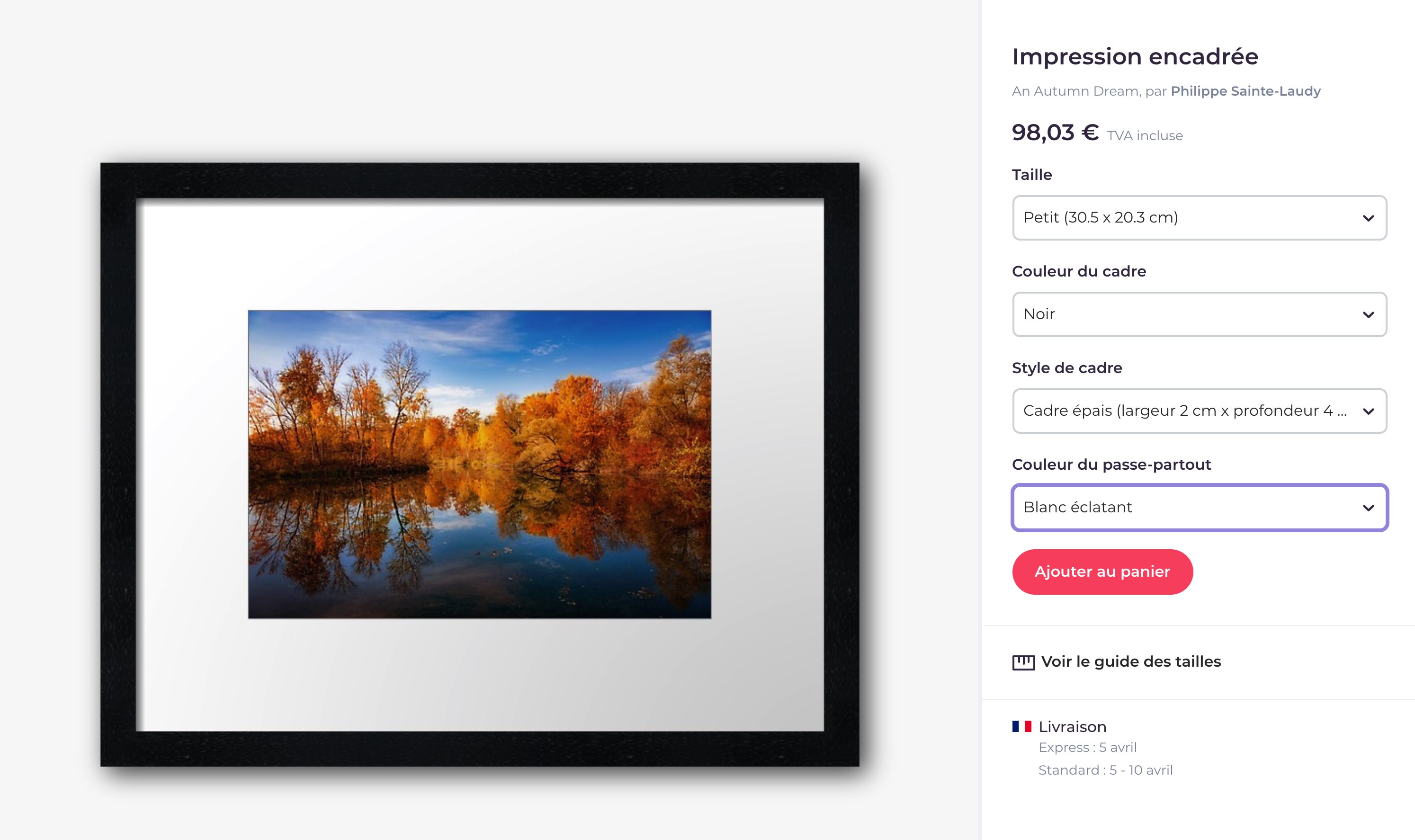 An Autumn Dream chez Redbubble