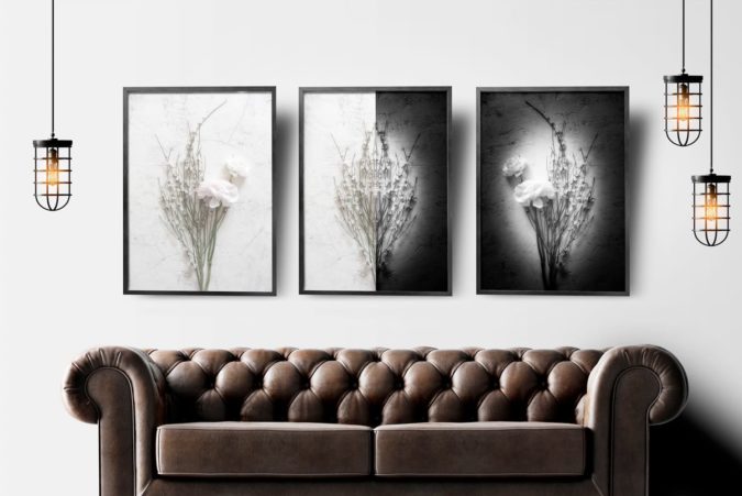 Triptyque Florale Triptyque Florale